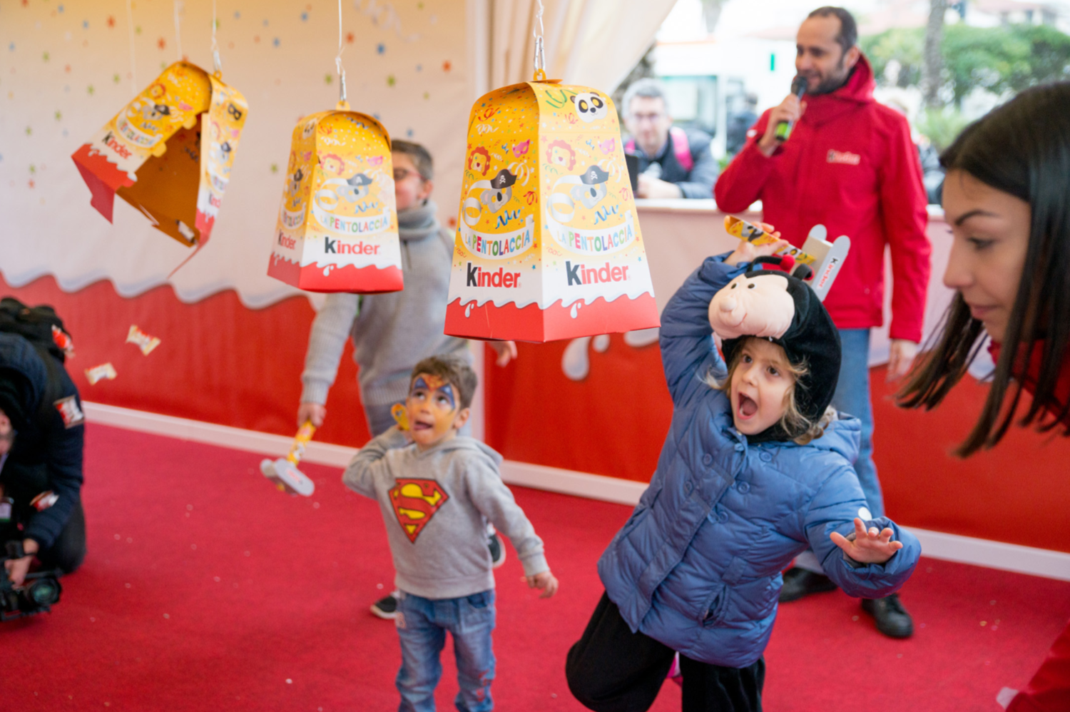 Kinder al Carnevale di Viareggio - Milano